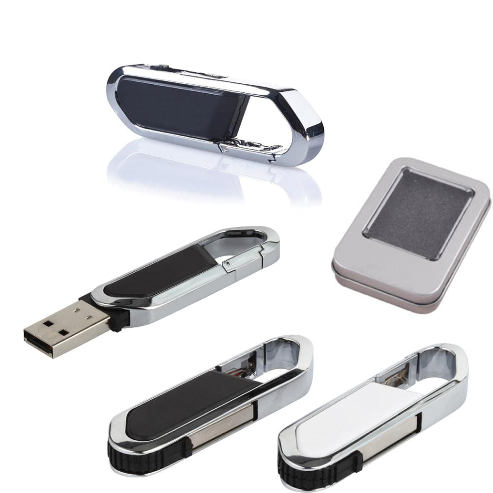 16 GB Metal Plastik Anahtarlık USB Bellek